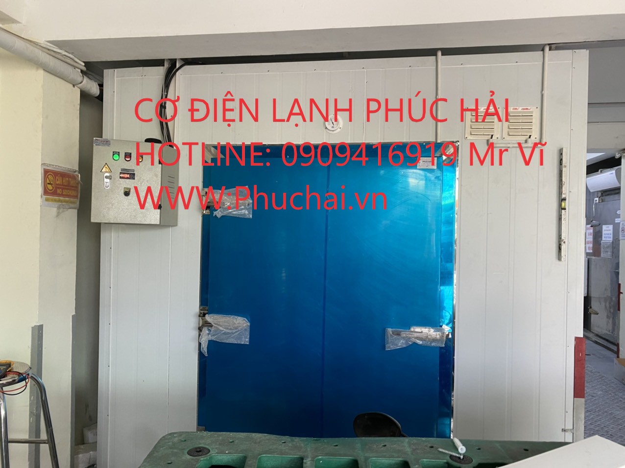 LẮP ĐẶT KHO LẠNH BẢO QUẢN THỊT BÒ THẢO TIẾN 